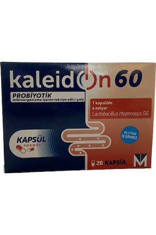Kaleidon 60 MG Probiyotik 20 Kapsül