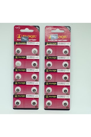 Tianqiu AG4 LR626H/377A Alkalin Düğme Pil 2 x 10'lu