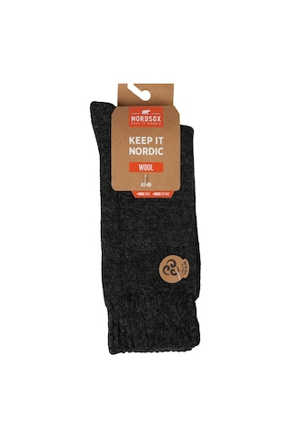 Bolero E99 Erkek Yün Havlu Lambswool Çorap Antrasit Gri