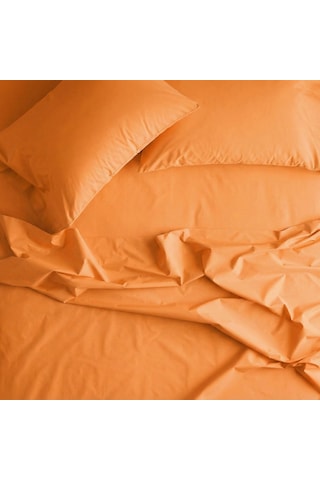 Prime Sleeks %100 Pamuk Yastık Kılıfı 2 Adet - Turuncu - 50x70cm Turuncu