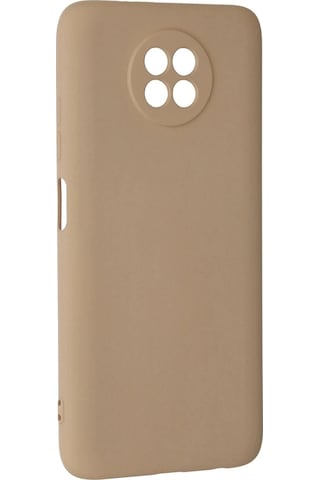 Durukar Redmi Note 9 5g Kılıf Nano İçi Kadife Silikon - Bej