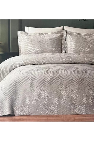 Cekihome Vega 3 Parça Çift Kişilik 250x260 Cm Lüx Yatak Örtüsü Seti Çeyizlik Dekoratif Çok Renkli