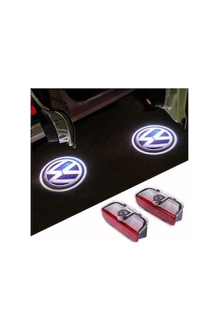 Autogp Vw Golf 5 Kapı Altı Işık Lazer Led Logo Hoşgeldin Aydınlatma Agp-kl-5014 1 Çift/kutu