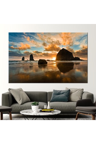 70x100cm 1 Parça Kanvas Tablo, Doğa Posteri, Güneş Işığı Kanvas