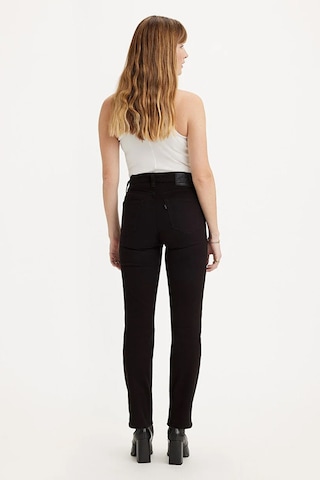 Levi's 724 High Rise Straight Kadın Jean Pantolon - Night Is Black - A7744-0000 Siyah