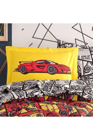 Hobby Uyku Seti Tek Kişilik Cars Kırmızı