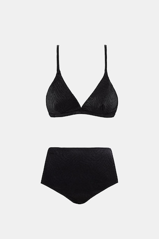 Bali Siyah Dolgusuz Toparlayıcı Bikini Takım Siyah