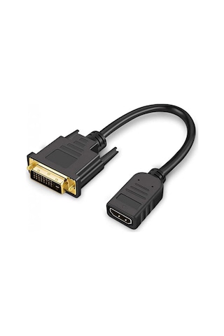 Dvı -d 24+1 Erkek To Hdmı Dişi Çevirici Video Kablo 30 Cm