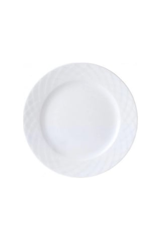 Güral Porselen Alfa Düz Beyaz Tabak 20 Cm 6'lı