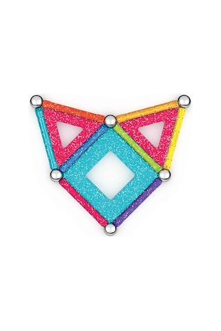 Geomag Glifters Işıltılar Seri Zeka Oyunu 22 Parça Manyetik Çubuklar Manyetik Çubuklar