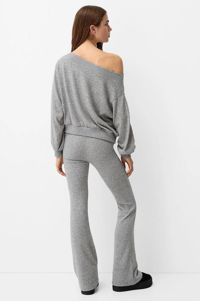 Gri Bluz Pantolon İkili Takım Mg2289 Gri