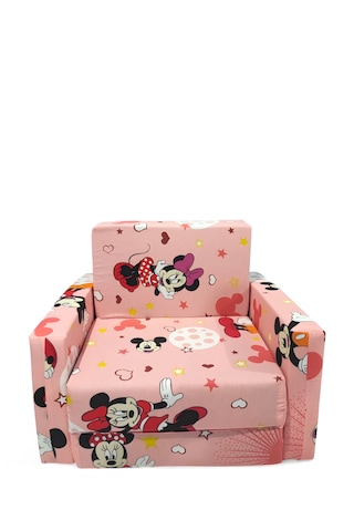 Katlanır Yer Yatağı - Çocuk Koltuğu - Bebek Yatağı 0-5 Yaş Yavruağzı Fare Figürlü