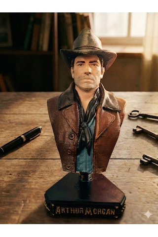 Eselya3d Arthur Morgan Figür-rdr2-red Dead Redemption 2-playstation-biblo-hediye-15cm-fanart