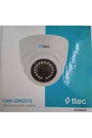 Ttec Cam Idm2010 Analog Hd 1 Mp 3.6 Mm Lens İç Ortam Dome Kamera