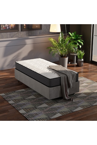 Mobpazar Full Ortopedik Mono Yatak, Tek Kişilik Yatak, Çift Taraflı Kullanım 90X190X21 cm