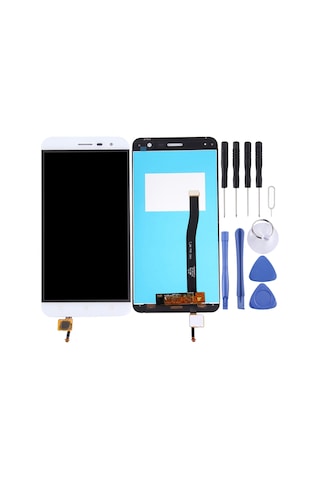 Asus Zenfone 3 / Ze552kl İçin  Lcd Ekran Sayısallaştırıcı Tam Montaj İle Beyaz