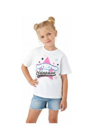 Sea Bubbles Cinnamoroll Kız Çocuk Tişört St10406 Beyaz