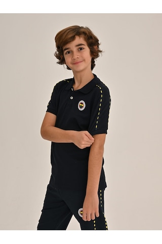 Fenerbahçe Lacivert Tribün Basic Çocuk Polo Tshirt Fb Laci Yeni