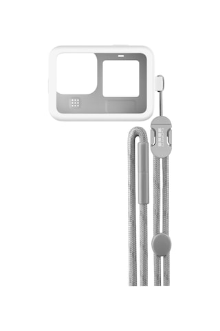 Gopro Kılıf + Taşıma Bandı Beyaz Hero10 Black/hero9 Black