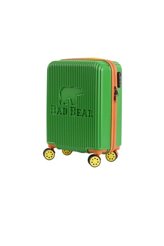 Bad Bear Logo Yeşil Kabin Boy Tekerlekli Abs Valiz 40 Lt. - Yeşil