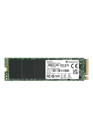 Transcend TS500GMTE110Q 500GB 1900/900 MB/S PCIe Gen3x4 QLC NVMe M.2 2280 SSD
