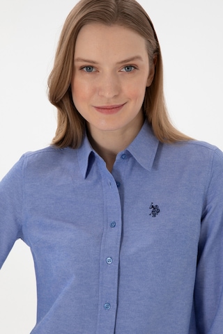 U.s. Polo Assn. Kadın Saks Gömlek Basic 50307726-vr045 Sax Saks Mavisi