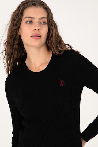 U.s. Polo Assn. Kadın Siyah Kazak /triko 50313626-vr046 Siyah