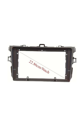 Xuweiwei Black Frame 9 Inch Corolla 2007 2011 Araç Radyo Çerçevesi Android Player Dvd Kurulum Paneli