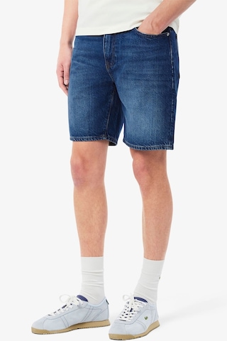 Lacoste Men's Straight Fit Denim Dark Blue Bermuda Jean Shorts Erkek Düz Kesim Bermuda Kot Şort Koyu Mavi