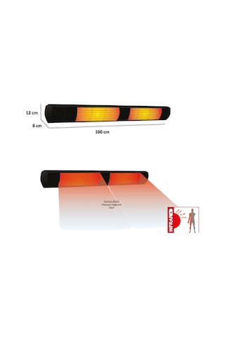 Hottable Classic Plus 4000 Dış Mekan Isıtıcı