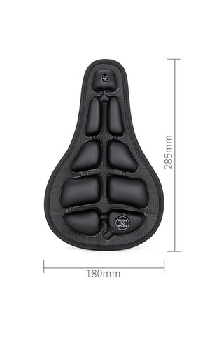 Tongxida Gewage Dağ Bisikleti Hava Yastığı Koruması - Su Geçirmez, Darbe Emici, Kaymaz Kumaşlı, Kolaysız Kurulum Siyah Siyah Siyah