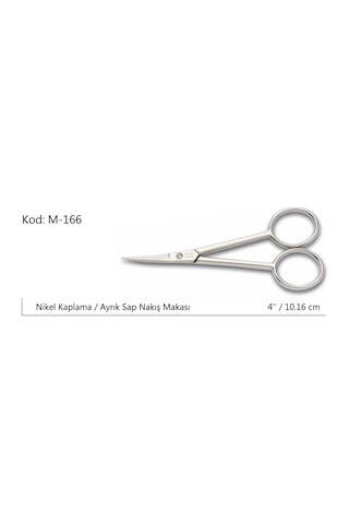 Rose Europe Ayrık Saplı Nakış Makası Süper Kalite No:4 10,16 Cm