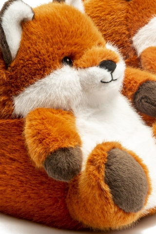 Twigy Fox Kadın, Garson Boy Hayvanlı Panduf Turuncu 36/41