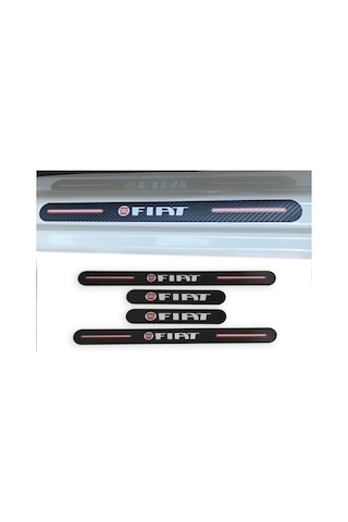 Fiat / Tofaş Uno Uyumlu Carbon Kapı Eşiği 4'Lü Set Kırılmaz (551149363)