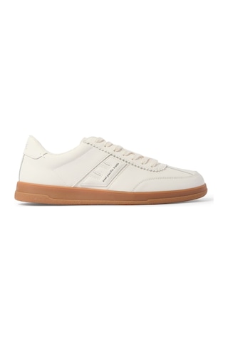 East Pacific Trade Santos Sneakers, Deri, Ortopedik Tabanlı Günlük Spor Ayakkabı Günlük Ayakkabı Krem 44