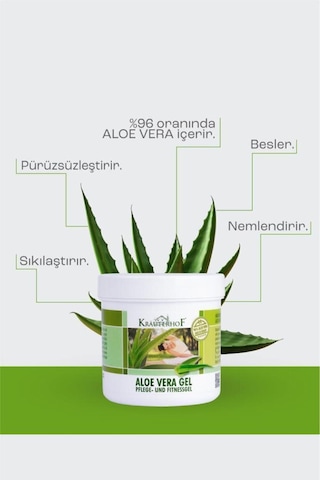 Krauterhof Aloe Vera Vücut Bakım Jeli 250 Ml 2 Adet