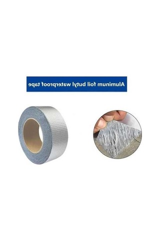 Novahub Süper Su Geçirmez Alüminyum Bant, 56799553, Kendinden Yapışkanlı, Köpük, Butil Kauçuk, 50mm X 5m, Metal İşleme, Duvar, Çatı Onarımı