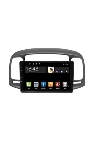 Hyundai Accent Era Siyah 2006-2012 4gb Ram 64gb Hafıza 8 Çekirdek Carplay Kamera Android Multimedya 9"