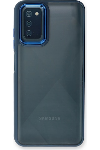 Gld-spt- Newface Samsung Uyumlu Galaxy A03s Kılıf Dora Kapak - Mavi