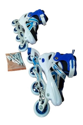 Cansport Can Sport Mavi Işıklı Ayarlanabilir Alıştırma Pateni Ve Mavi