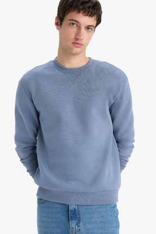 Defacto Regular Fit Bisiklet Yaka Basic Düz Kalın Sweatshirt T3777az25augr171 Gri