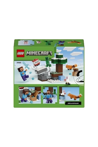 Minecraft Temalı Steve İn Tayga Macerası, 6 Yaş Ve Üzeri Eğlenceli Oyuncak