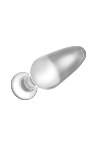 Zaga Oyun 10 cm Pürüzsüz Cam Anal Tıkaç