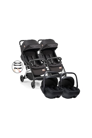 Baby2go Tulipa Cabin Otomatik Katlanan İkiz Travel Bebek Arabası