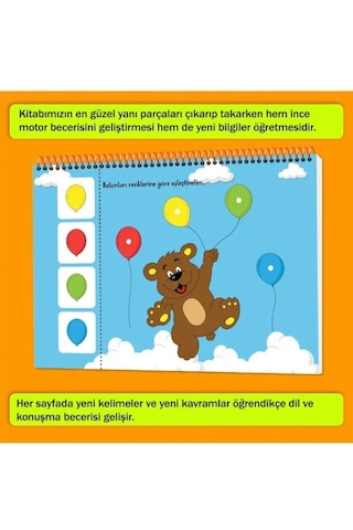 Yükselen Zeka 16-24 Ay Cırt Cırtlı Etkinlik Kitabım