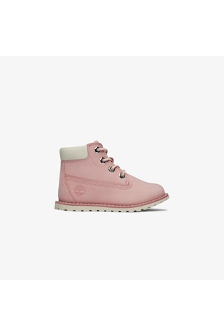 Timberland Pokey Pine Mid Çocuk Pembe Bot Tb1a27egv201 Açık Pembe - Gri