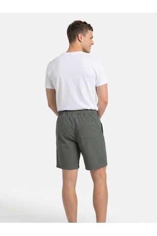 Relax Fit Erkek Şort Yeşil