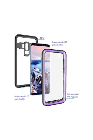 Ceponya Samsung Uyumlu Galaxy S9 Plus Kilif 1-1 Su Geçirmez Kilif 536459833