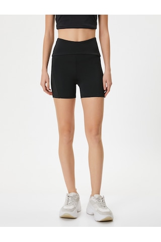 Koton Spor Biker Tayt Ekstra Mini Slim Fit Siyah 4sak40049nk 4SAK40049NK999 Siyah
