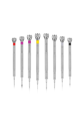 Leasetake Parça Hassas Tornavida, Kuyumcu Tornavida Seti, Saat Tamir Tornavida Seti 0.6-1.6 Mm, Mikro Tornavida